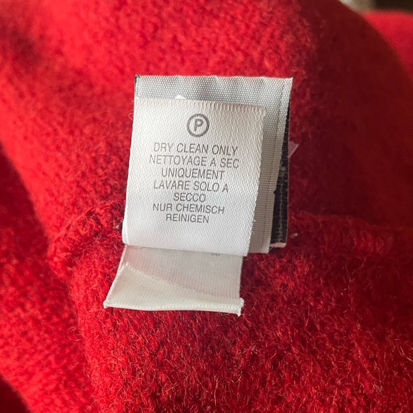 90s Paul Smith Red Artist- Stripe Detailed Unisex Wool Sweater Sz L / Men’s S - Picture 11 of 11